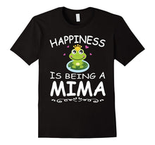 Happiness Is Being a Mima With Frog Funny T-Shirt Gift