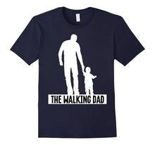 Mens the Walking Dad - With Kid - White T-Shirt