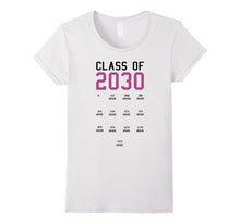 Class of 2030 Graduation T-Shirt With Space for Handprints