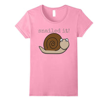 "Snailed It" Kids Fun "Nailed It" Cute Snail Design T-Shirt