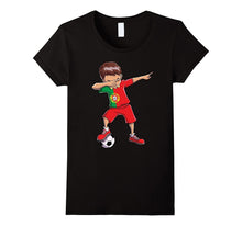 Soccer Boy Dabbing T Shirt Portugal Portuguese Football Boys
