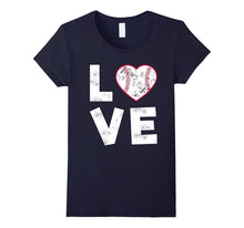 Baseball Softball Love Heart T Shirt for Mom, Dad or Team