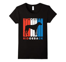 Retro RWnB Rhodesian Ridgeback Silhouette T-Shirt
