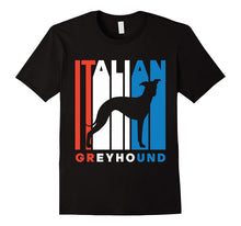 Retro RWnB Italian Greyhound Silhouette T-Shirt