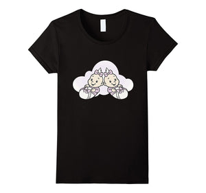 "Twin Baby Girls" New Parents T-Shirt