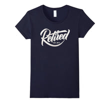 Retired EST. 2017 | Vintage Retro Retirement Logo T-Shirt