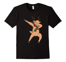 Dabbing Reindeer T-Shirt - Dab Dance Rudoph Christmas Shirt