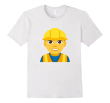 Emoji T-Shirt Construction Worker Emoticon Tradesperson