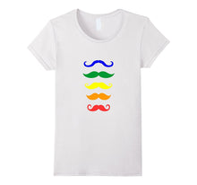 Rainbow Moustache Variety Shirt for November Stache Fans