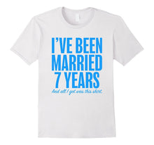 7 Years Married Anniversary 7th Year Wedding Gift T-Shirt