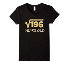 Square Root of 196: 14th Birthday 14 Years Old Tee
