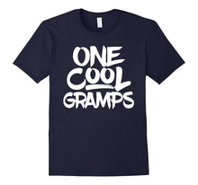 One Cool Gramps T Shirt - Grandfather Dad Gift Tee