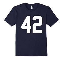 #42 Team Sports Jersey Number Front & Back Player / Fan Tee