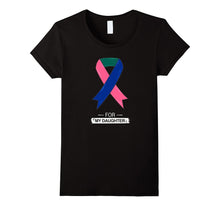 Ribbon Support Daughter Thyroid Cancer Awareness Shirt