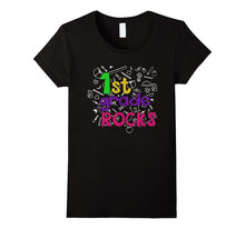 Back to School T-Shirt 1st Grade Rocks for Kids Student Tee