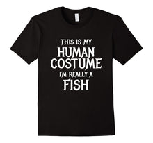 I'm Really a Fish Halloween Costume Shirt Easy Funny