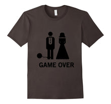 Game Over Ball and Chain - Funny Wedding T-Shirt