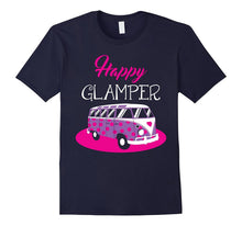 Happy Camper Happy Glamper Camping Tshirt Men Kid Women