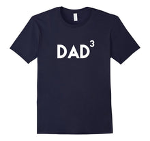 Mens Dad Cubed - Proud Announcement Shirt for Parents