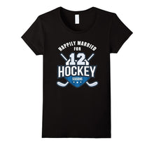 12th Wedding Anniversary T-Shirt Hockey Couple Gift Tee