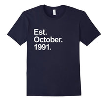 Est October 1991 Shirt Awesome 26th Birthday Gifts TShirt