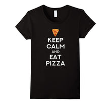 Keep Calm and Eat Pizza Funny T-Shirt