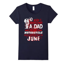 Funny Motorcycle T-Shirt. June Birthday Tshirt for Men/Dad