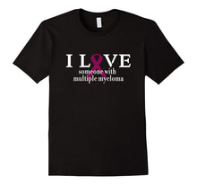 Multiple Myeloma Awareness Support Shirt Burgandy Ribbon