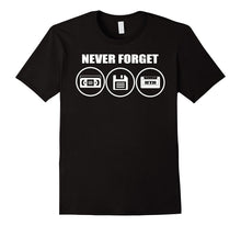 NEVER FORGET: VCR, Floppy Disk, Cassette Tape Classic Tshirt