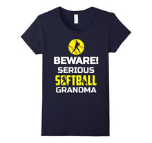 Beware! Serious Softball Grandma Funny Shirt Gift