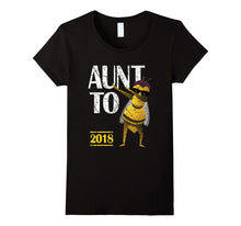 Dabbing Bee Funny Aunt to Be 2018 T Shirt