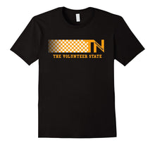 Tennessee State Shirt TN White Orange Checkerboard Tee