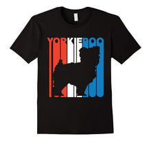 Retro RWnB Yorkiepoo Silhouette T-Shirt