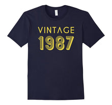 30th Birthday Gift Shirt Cool Vintage Retro 30 Year Old 1987