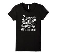 2nd Wedding Anniversary Gift Enjoy the Ride Funny T-Shirt