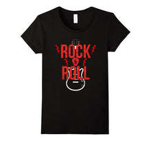 Rock and Roll Guitar T Shirt Distressed Vintage Look