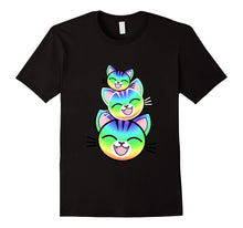 Neon Kitty Cat Slime Tabby Gaming Video Games Ranch Farm Tee