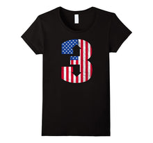 3 Up 3 Down T-Shirt Baseball Flag Shirt