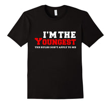 Funny Youngest Child Rules Don't Apply to Me Tshirt Siblings