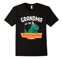 Grandma of the Birthday Boy T-Shirt Dinosaur Raptor Shirt
