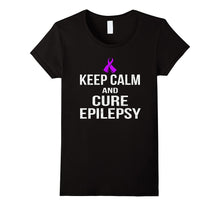 Keep Calm and Cure EPILEPSY T Shirt