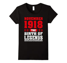 99th Birthday Gift 99 Years Old Great Gift November 1918 Tee