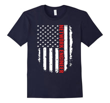 NETWORK ENGINEER American Flag - Job Title Gift T-Shirts