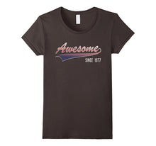 40th Birthday Gift Shirt Awesome Since 1977 40 Year Old Tee