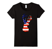 4th of July Deer Flag Tshirt