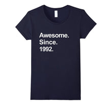 Awesome Since 1992 Shirt Cool 25th Birthday Gifts TShirt