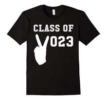 Class of 2023 Peace Sign - School Graduation T-Shirt