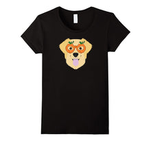 The Golden Retriever With Halloween Pumpkin Mask T-Shirt