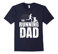 Mens Running Dad T-Shirt Walking Dad Gift Father's Day