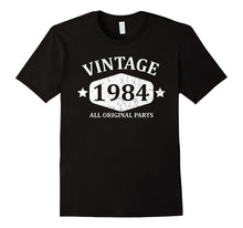 Funny Vintage 1984 33th Birthday Gift T-Shirt Best Emoji Tee